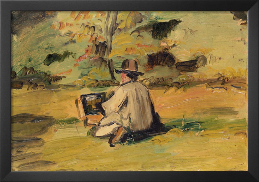 An Artist at Work - Paul Cezanne Painting